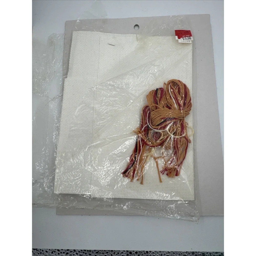 VTG Counted Cross Stitch Kit Pooh & Honey Bee Disney Winnie The Pooh‎ 14ct Aida